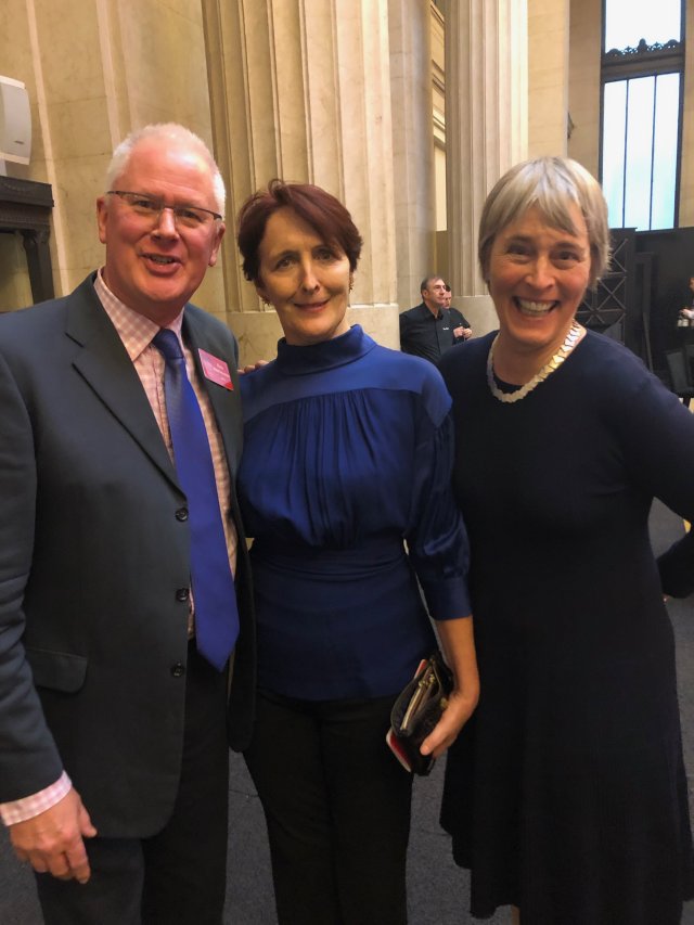 Ross, Fiona Shaw and Kate