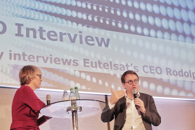 Kate interviews Rodolphe Belmer, CEO Eutelsat