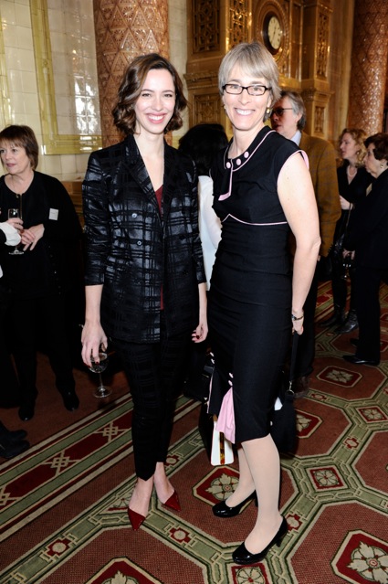 Kate with Rebecca Hall, winner of Best Actress for Parade's End