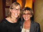 Kate with Sue Johnston, actress