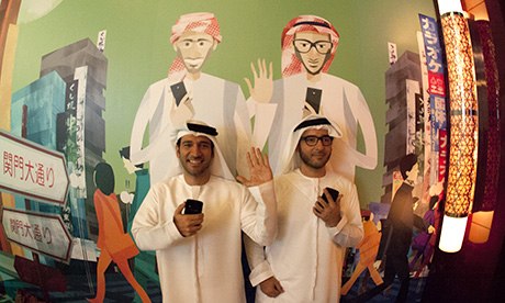 Mohamed and Peyman al Awadhi, creators of the hit TV series, Peeta Planet. Photograph: Peeta Planet