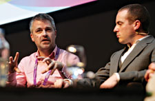 Peter Cassidy (L): 'There will be a lot of entertainment franchises on tablets'