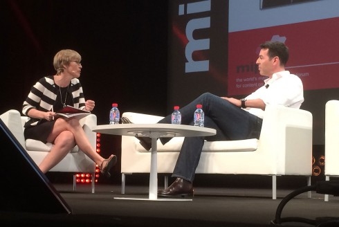 Kate interviews Jan Frouman Group managing director of Red Arrow Entertainment at MIPTV 2014