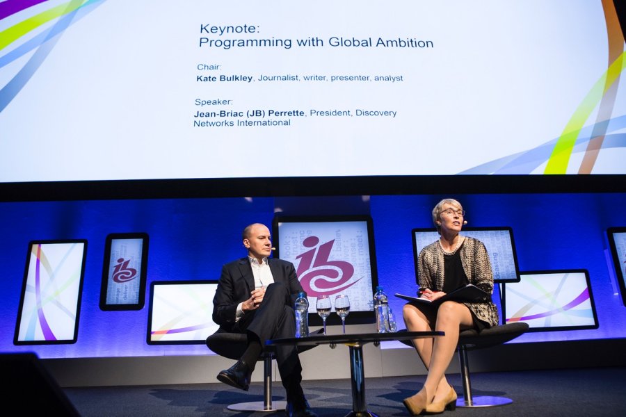 Kate interviews JB Perrette President of Discovery Networks International at IBC 2015 September 11 2015